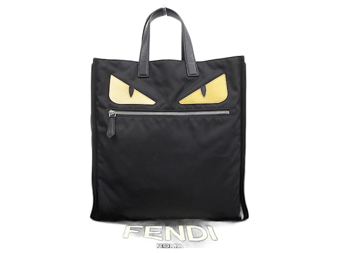 Fendi Monster Black Synthetic  ref.1271173