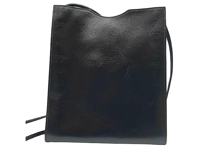 Hermès Onimetou Black Leather  ref.1271227