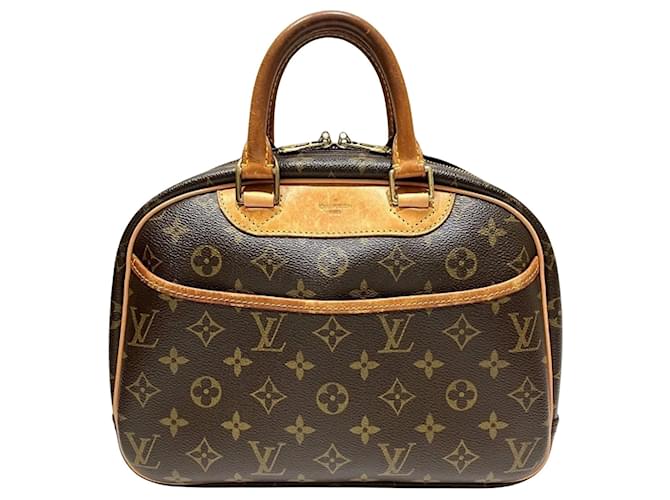 Louis Vuitton Trouville Brown Cloth  ref.1271315