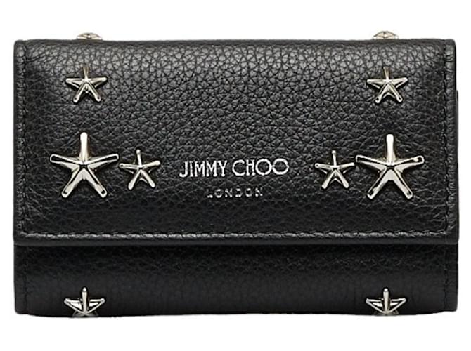 Jimmy Choo studs Black Leather  ref.1271322