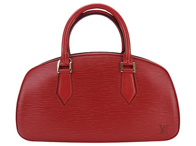 Louis Vuitton Jasmine Rot Leder  ref.1271377