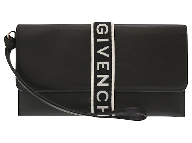 GIVENCHY Black Leather  ref.1271413