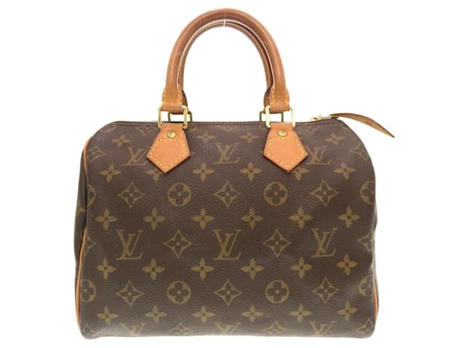 Louis Vuitton Speedy 25 Brown Cloth  ref.1271519