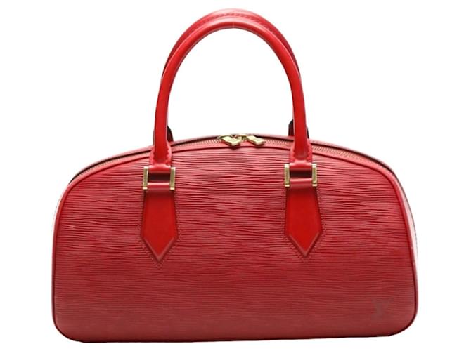 Louis Vuitton Jasmine Rosso Pelle  ref.1271586
