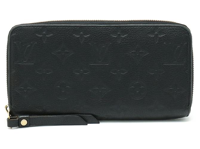 Louis Vuitton Zippy Wallet Black Cloth  ref.1271659