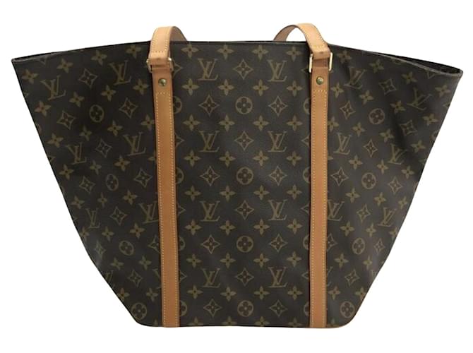Louis Vuitton Shopping Brown Cloth  ref.1271664