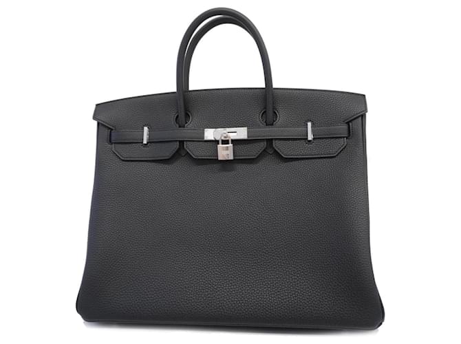 Hermès Birkin 40 Black Leather  ref.1271696