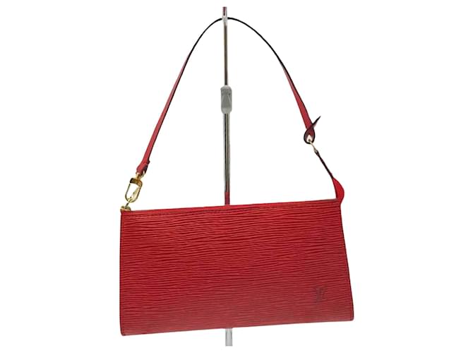 Louis Vuitton Pochette Accessoires Red Leather  ref.1271744