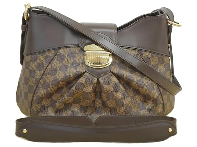 Louis Vuitton Sistina Brown Cloth  ref.1271780