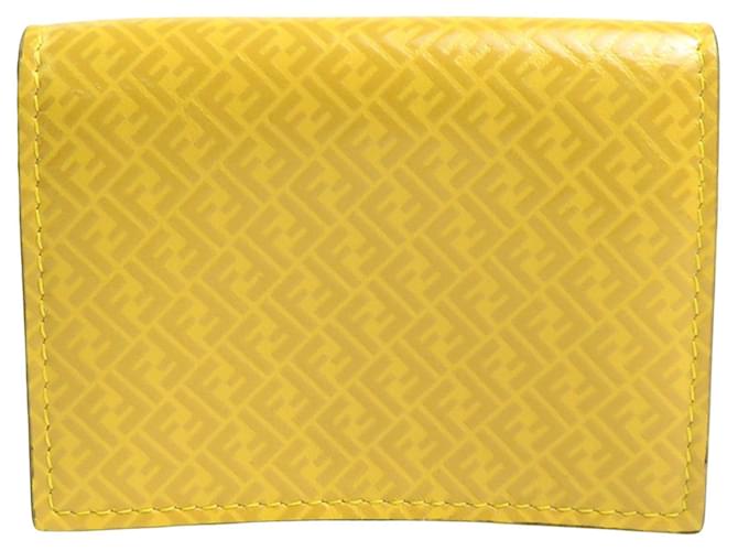 Fendi Yellow Leather  ref.1271806