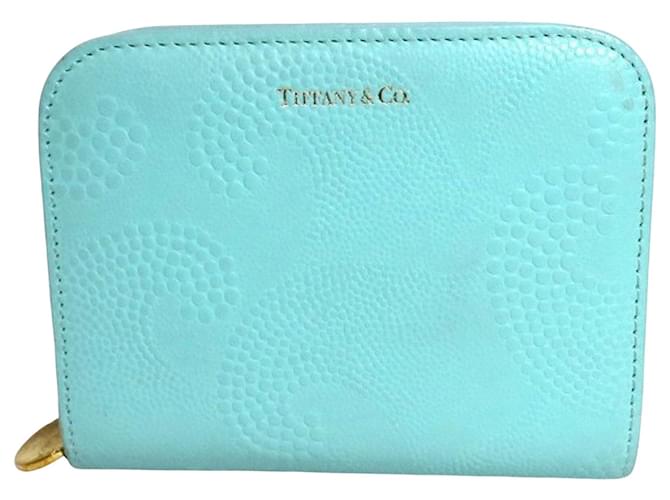 TIFFANY & CO Blue Leather  ref.1271855