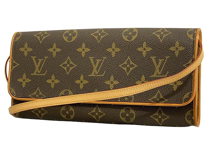 Louis Vuitton Twin Brown Cloth  ref.1271862