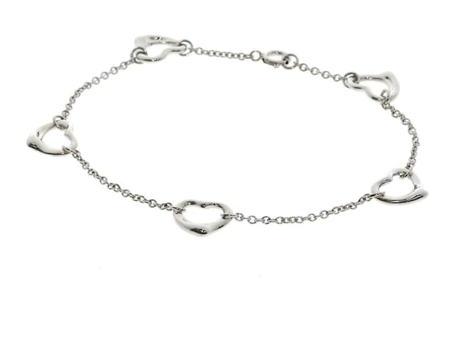 Tiffany & Co Open Heart Silvery Silver  ref.1271873