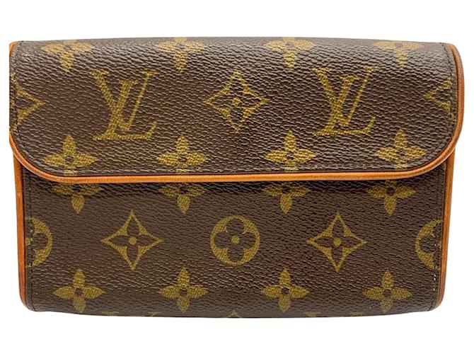 Louis Vuitton Florentine Brown Cloth  ref.1271906