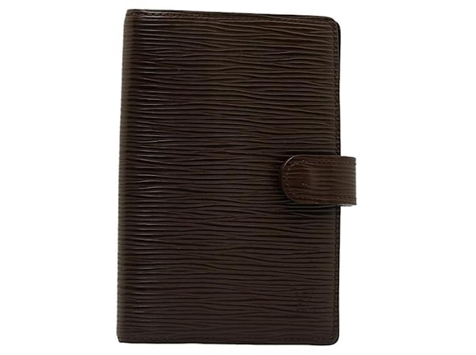 Louis Vuitton Agenda Cover Brown Leather  ref.1271913