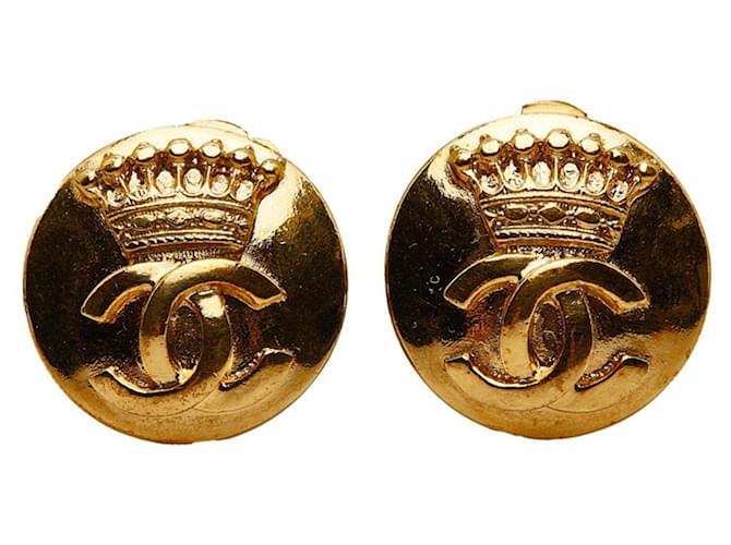 Chanel Dourado Metal  ref.1271952