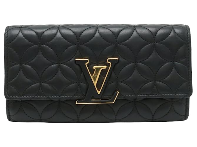 Louis Vuitton Capucines Black Leather  ref.1271991