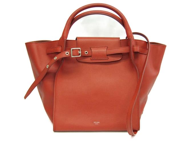Céline Big Bag Red Leather  ref.1272015