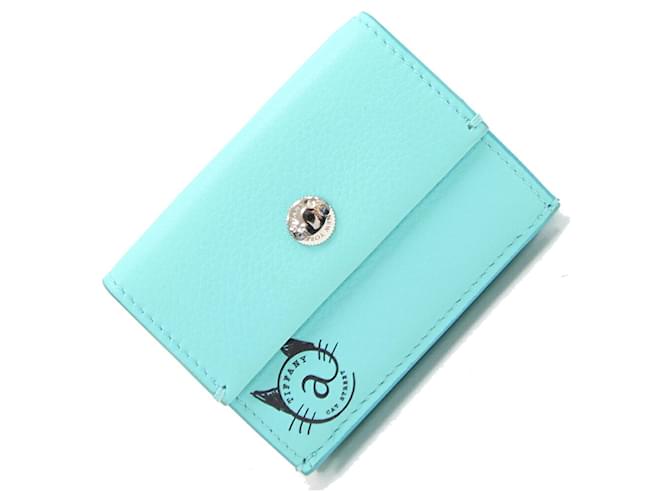 TIFFANY & CO Blue Leather  ref.1272151