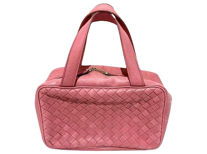 Bottega Veneta Intrecciato Pink Leather  ref.1272189