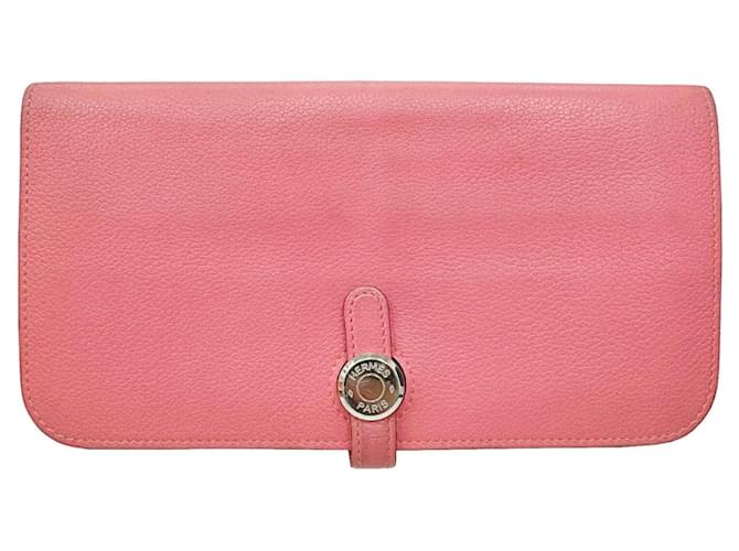 Hermès Dogon Pink Leder  ref.1272230