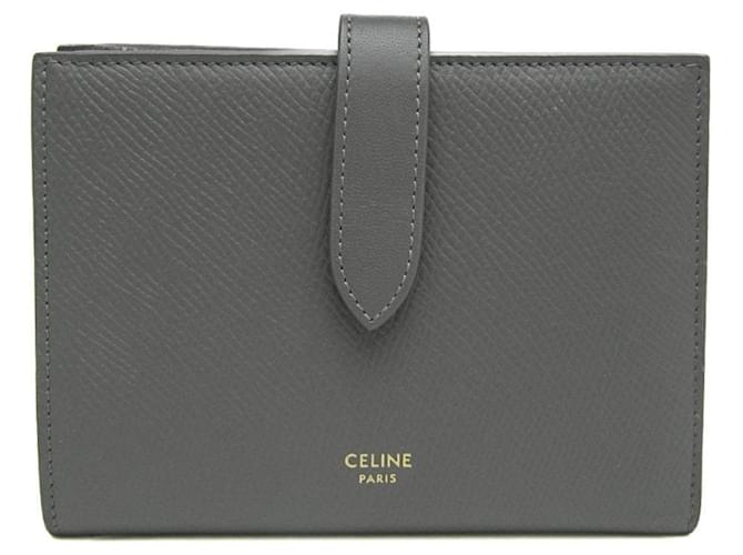 Céline Grey Leather  ref.1272248