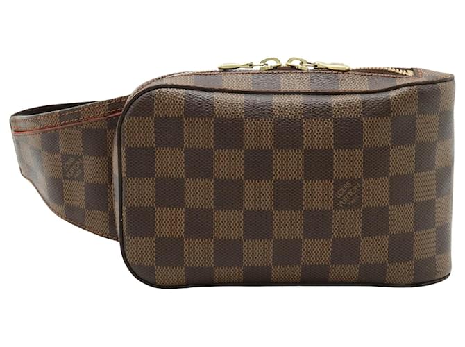Louis Vuitton Geronimo Brown Cloth  ref.1272303