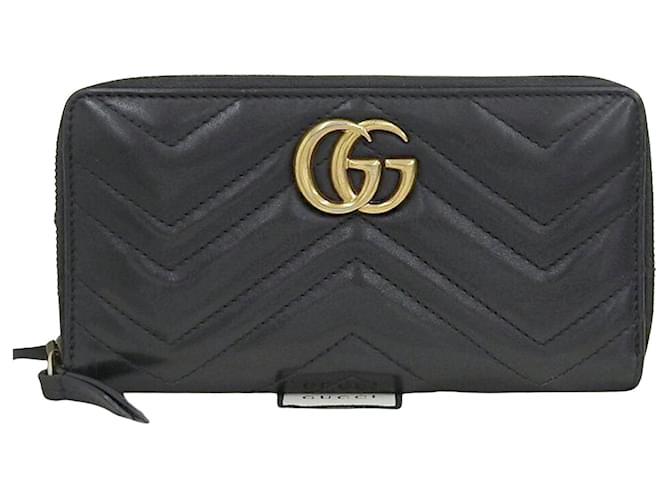 Gucci GG Marmont Black Leather  ref.1272314