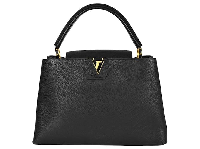Louis Vuitton Capucines Cuir Noir  ref.1272399