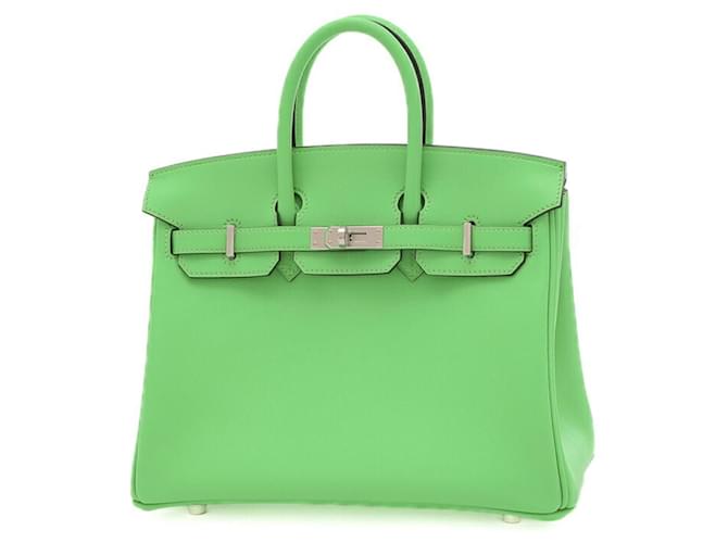 Hermès Birkin 25 Green Leather  ref.1272461