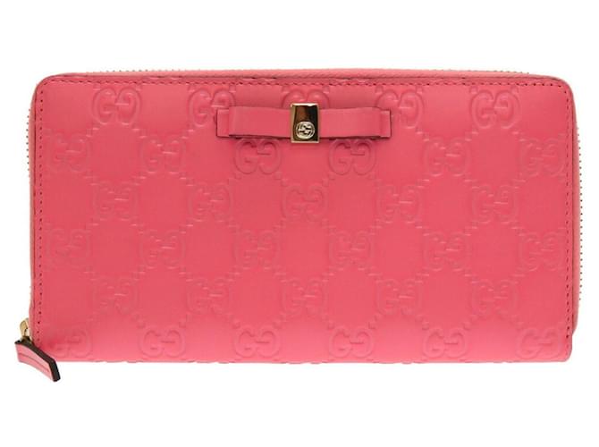 Gucci Guccissima Pink Leather  ref.1272494