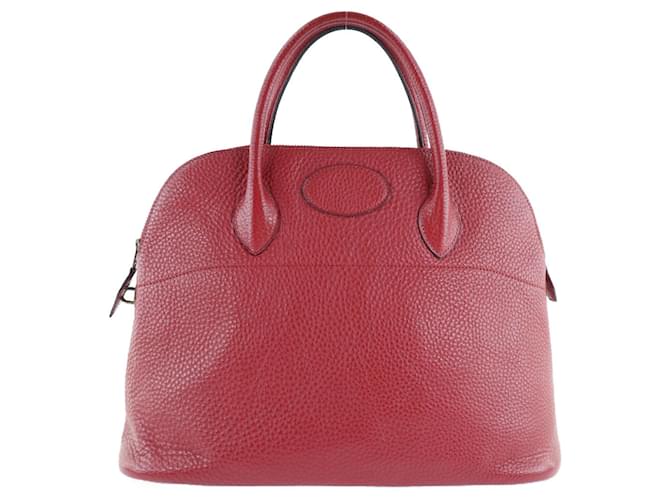 Hermès Bolide Red Leather  ref.1272513