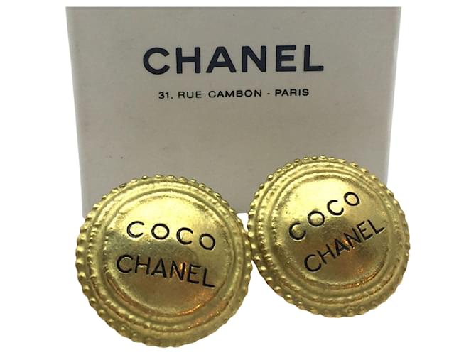 Chanel COCO Mark Dourado Metal  ref.1272535