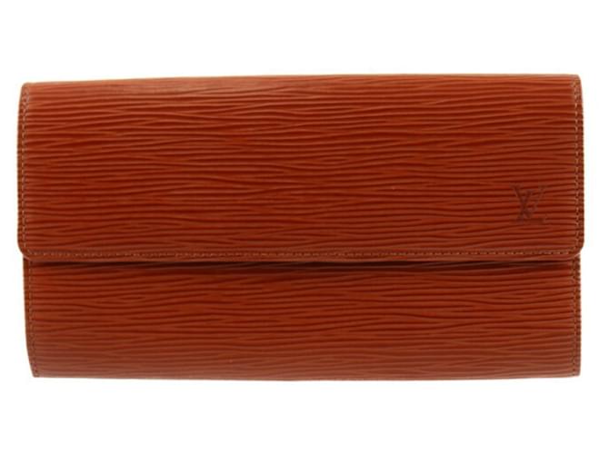 Louis Vuitton Pochette Brown Leather  ref.1272539
