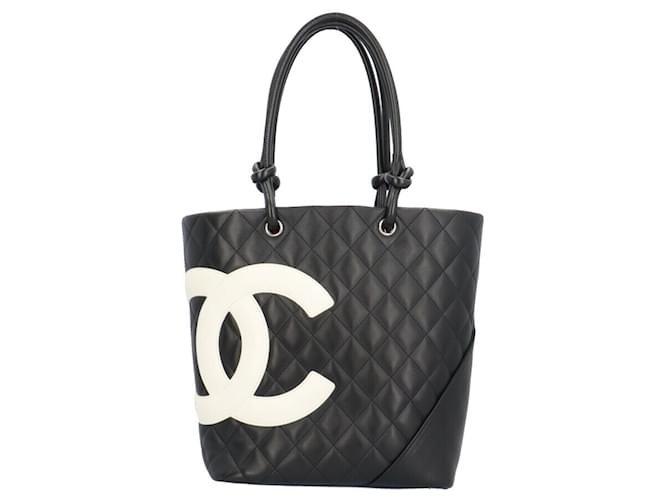 Chanel Cambon Black Leather  ref.1272565