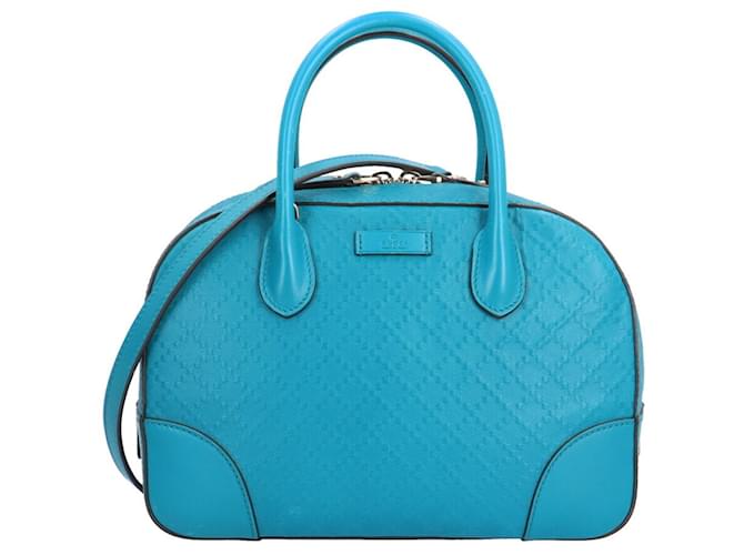 Gucci Diamante Blue Leather  ref.1272570