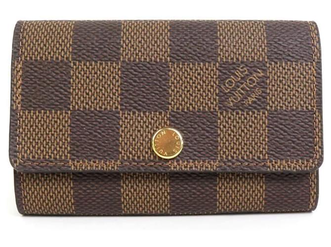 Louis Vuitton Multiclés Brown Cloth  ref.1272576