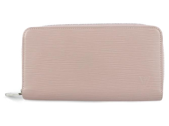Louis Vuitton Zippy Geldbörse Pink Leder  ref.1272624