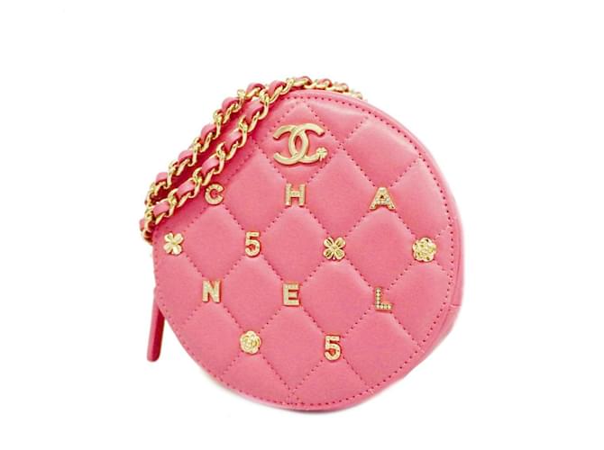 Chanel Pink Leather  ref.1272705