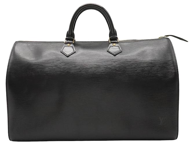 Louis Vuitton Speedy 40 Black Leather  ref.1272996