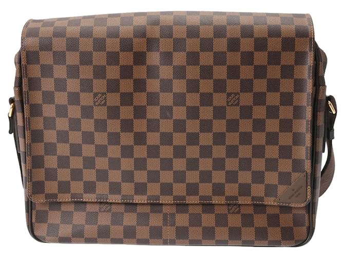 Louis Vuitton Shelton Brown Cloth  ref.1273021