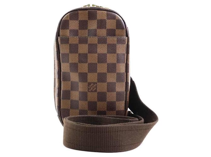 Louis Vuitton Gange Braun Leinwand  ref.1273025