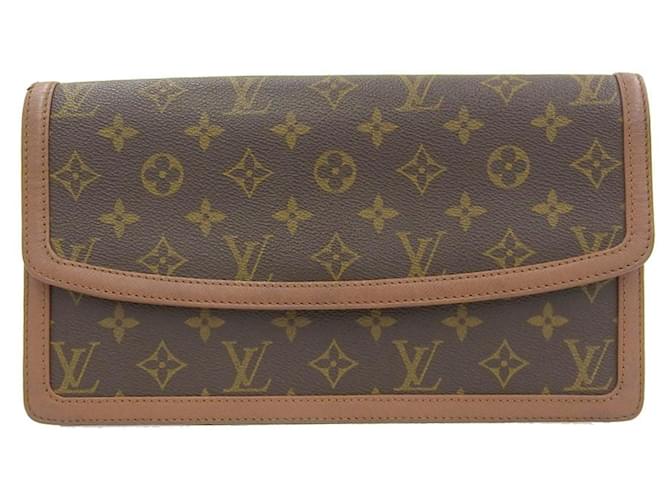 Louis Vuitton Pochette Brown Cloth  ref.1273039