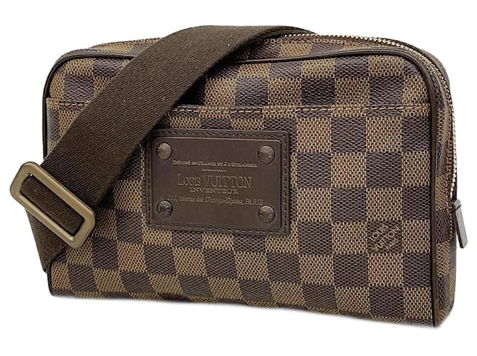 Louis Vuitton Brooklyn Brown Cloth  ref.1273121