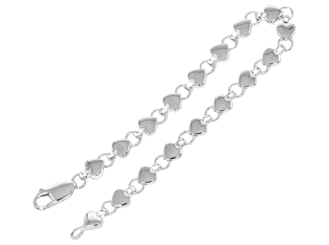 Tiffany & Co Heart Silvery Silver  ref.1273201
