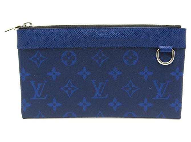 Louis Vuitton Discovery Azul marinho Lona  ref.1273215