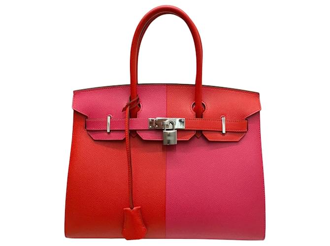 Hermès Birkin 30 Red Leather  ref.1273274