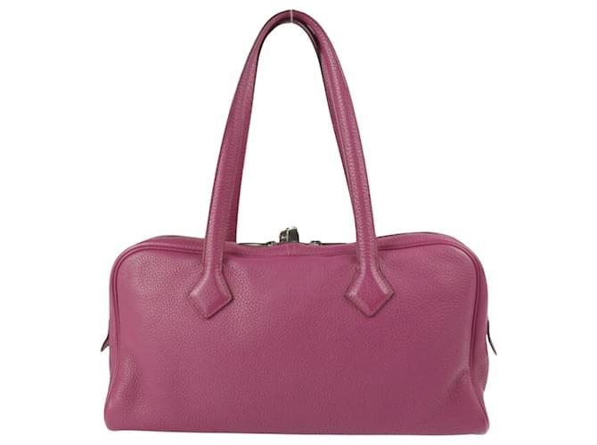 Hermès Victoria Pink Leder  ref.1273330