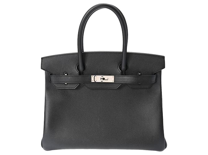 Hermès Birkin 30 Black Leather  ref.1273365
