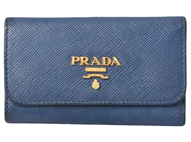 Prada Blue Leather  ref.1273417